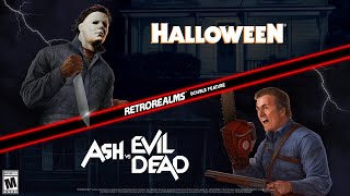 RetroRealms Halloween Vs Ash Evil Dead firstlook ps5gameplay horror evildead [upl. by Zorah]