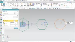 Siemens NX  Unigraphics  3D Modeling Course  Draw Polygon and Ellipse [upl. by Ahseiym]