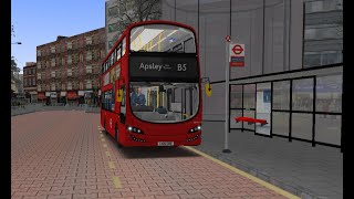 OMSI 2 Bowdenham V5 London Spec GAL Masterbus Gemini 3 B5TL on Route B5 to Apsley Bus Stations [upl. by Iadrahc]