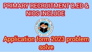 application form 2023 problem solve DELED VS BED CLARIFICATION [upl. by Arvy]