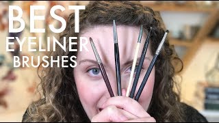 Best Eyeliner Brushes  My Favorite Eyeliner Brushes [upl. by Okram]