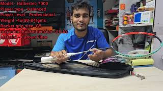 Lining Halbertec 7000 Professional Racket 100 Original Racket ভিডিওটি শেয়ার করে গিফট জিতে নিন। [upl. by Loredo827]