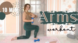 10 MIN ARMS WORKOUT  posílení povislých paží  by Jenny Tailor [upl. by Prestige258]