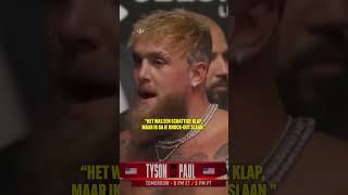 REDEN KLAP JAKE PAUL ONTHULD shorts [upl. by Roderich966]