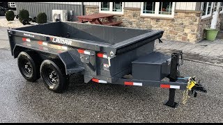 Lamar 5x10 Hydraulic Dump Trailer 9990 GVW DS601025 [upl. by Maryann632]