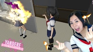 Burning and electrocuting at the same time Yandere bug testing squad [upl. by Lah]