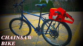 Chainsaw bike the build [upl. by Let934]