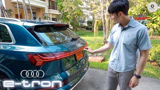 รีวิว Audi etron 55 quattro  รถไฟฟ้ารุ่นแรกของ Audi ที่มาพร้อมเทคโนโลยีสุดลํ้า [upl. by Ilujna]