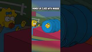 Homer in class with Maggie [upl. by Mireielle]