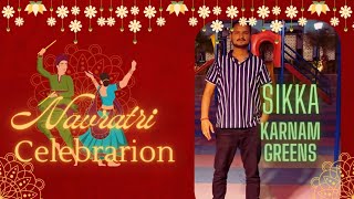 Navratri Special 🕯Sikka Karnam Greens Mandir Sthapna And Mata ki Choki navamimaadurga [upl. by Fairlie]