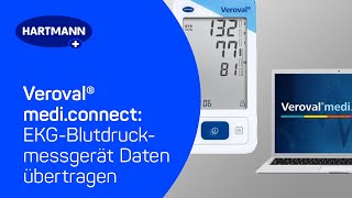 Veroval® mediconnect  EKGBlutdruckmessgerät Daten übertragen [upl. by Nylak]