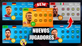 🤩 NUEVOS JUGADORES para DLS 25 ft Balotelli De Ligt Hummels Actualización [upl. by Aznerol480]