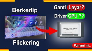 Cara Lengkap Mengatasi Masalah Flickering Yang Muncul Di Layar Laptop Terbaru 2024 [upl. by Annahahs]