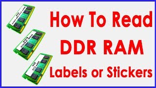 DDR RAM How to read Memory Specifications [upl. by Ceil]