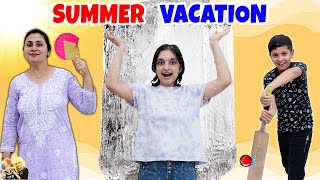 SUMMER VACATION  Types of people in summers  Garmi ke din  Aayu and Pihu Show [upl. by Lila935]