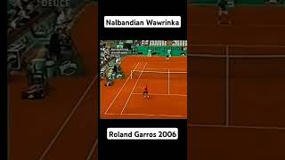 Nalbandian Wawrinka en Roland Garros 2006 tennis sports atp atptour forehand backhand reves [upl. by Ishmael]