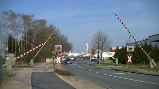 Spoorwegovergang Bocholt D  Railroad crossing  Bahnübergang [upl. by Marmaduke]