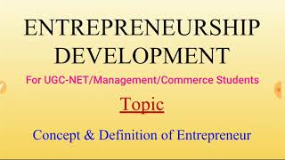 Entrepreneur meaning entrepreneur definition concept Entrepreneurship Development innovation [upl. by Lauhsoj107]