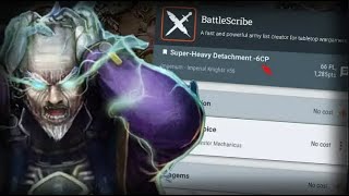 Battlescribe Drama amp Alternative Warhammer 40k Army List Builder Apps [upl. by Narayan]