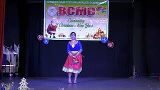 BCMC Christmas amp New Year 2023  2024  Solo dance  Athira Raman [upl. by Beuthel]