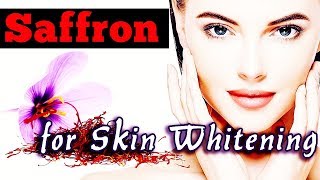 How to Use Saffron for Skin Whitening [upl. by Yggep]