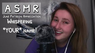 ASMR  Binaural Name Repetition w Kitty Bloopers [upl. by Steven]