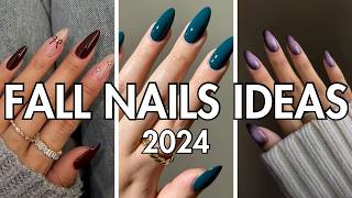 Fall Nails Ideas 2024  Fall Nails Inspo [upl. by Alahs]