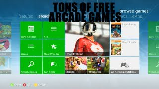 All Free Arcade Games On The Xbox 360 Oct 2013 [upl. by Fermin497]