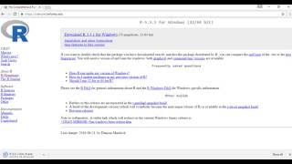 Download R for Windows 10 [upl. by Efal461]