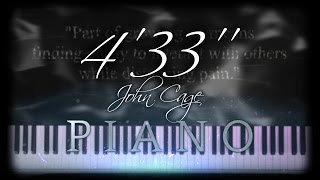 433  John Cage  Piano Cover April fools video [upl. by Sheedy]