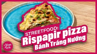 Rispapirpizzaen så enkel og rask å lage Bánh Tráng Nướng [upl. by Younglove]