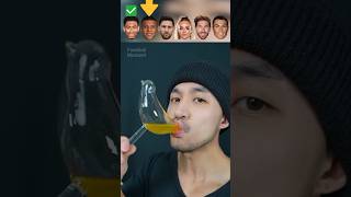 Football Players Drinks Challenge  Ronaldo😮 shorts [upl. by Ailemak]