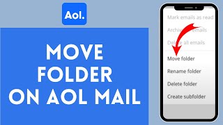 How to Move Folder on AOL Mail 2024  AOL Mail Tutorial [upl. by Sakiv]