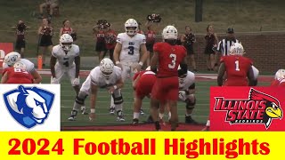 Eastern Illinois vs Illinois State Football Game Highlights 9 21 2024 [upl. by Soracco]