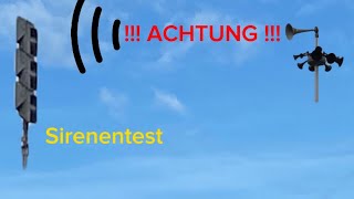 Achtung Sirenentest  2024 [upl. by Hubie348]