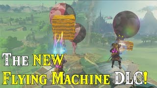 The NEW Flying Machine DLC in BotW Master Mode NEW way to travel in Zelda Breath of the Wild DLC [upl. by Marisa]