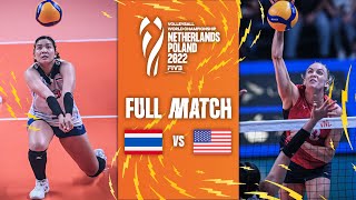 🇹🇭 Thailand vs 🇺🇸 USA  Full Match  Women’s World Championship 2022 [upl. by Adnol]