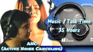 Wireless Bluetooth Headphone ANC Active Noise Canceling  Bluedio T7 Plus  Unboxing Indonesia [upl. by Oap250]