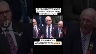 Do you know anyone whos scammed the public Asks SNPs Stephen Flynn  PMQs shorts [upl. by Ylekalb64]