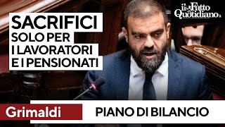 Bilancio Grimaldi Avs quotSacrifici solo per lavoratori e pensionatiquot [upl. by Sissy]