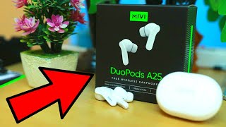 Mivi Duopods A25 Unboxing and Full Review  Best TWS Under Rs 1300 [upl. by Axel142]