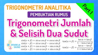 Trigonometri Analitika Matematika Kelas 11 • Part 1 Rumus Trigonometri Jumlah dan Selisih Dua Sudut [upl. by Kalikow]