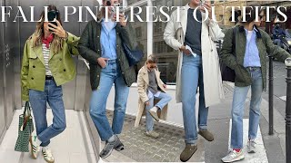 RECREATING FALL PINTEREST OUTFITS 2024  Casual Outfit Ideas [upl. by Drazze]