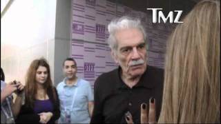 Arab Film Star Omar Sharif Slaps Woman on the Red Carpet [upl. by Lacsap]