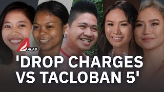 Drop charges vs Tacloban 5 ALAB Newscast [upl. by Suirred]