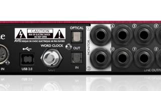 Focusrite Scarlett 18i20 Demo at Scan Pro Audio [upl. by Isolda741]