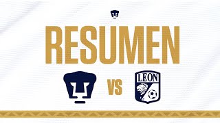 Resumen Pumas vs León Jornada 1 Apertura 2024 [upl. by Dragoon]