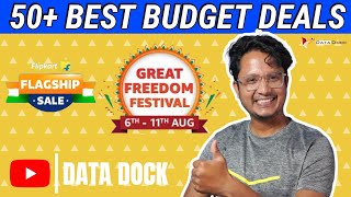 50 Best Budget Deals on Amazon Great Freedom Festival amp Flipkart Flagship Sale 2024 datadock [upl. by Lletnwahs]