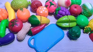 Toy ASMR  With Cutting fruits and Vegetables Starfruit Strawberry Tomato  Toys Plastic [upl. by Muna]