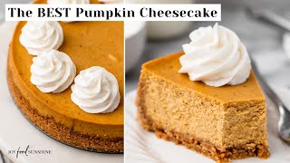 Pumpkin Cheesecake Recipe [upl. by Ailido]